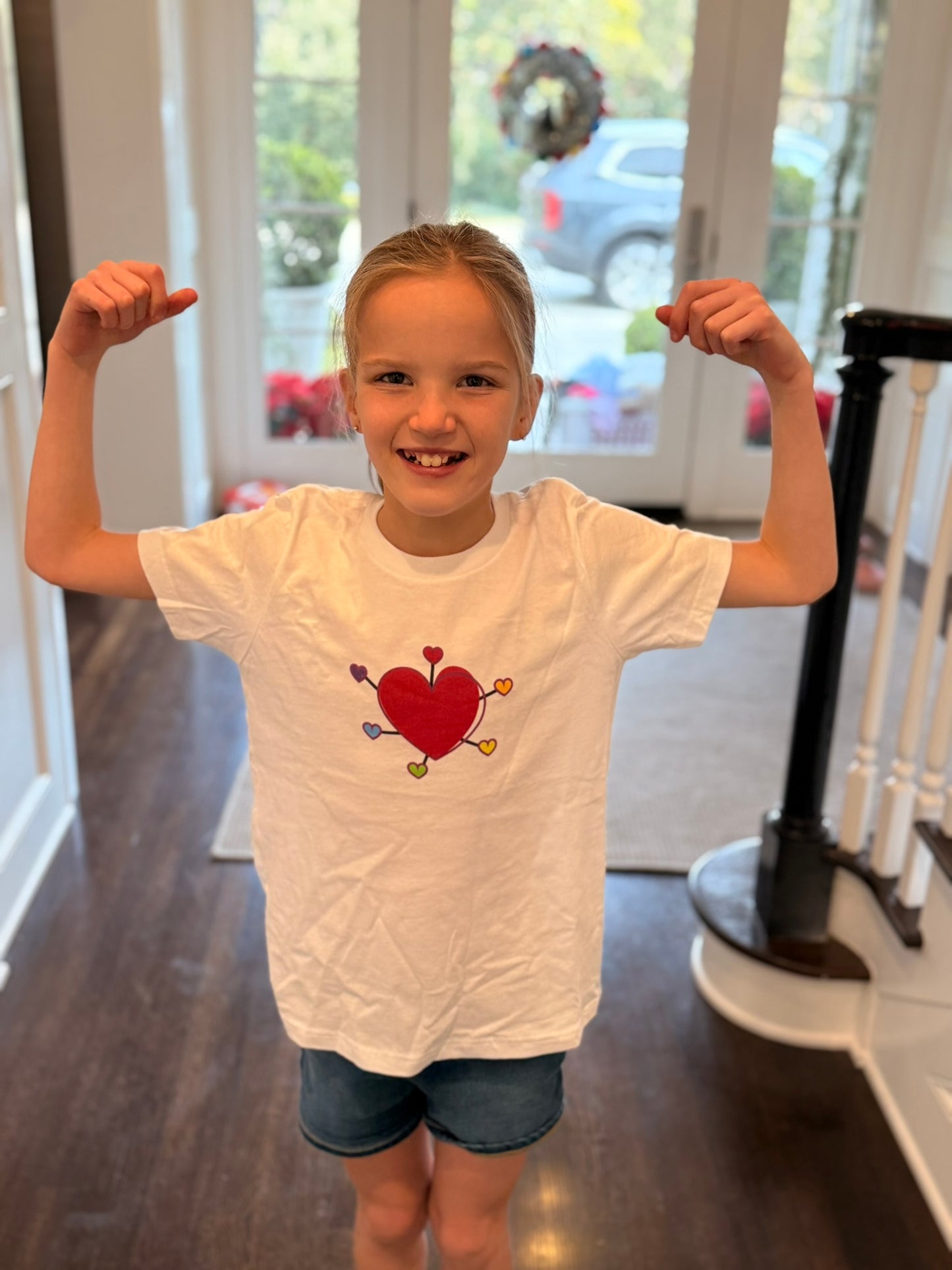 True Heart Tee || White